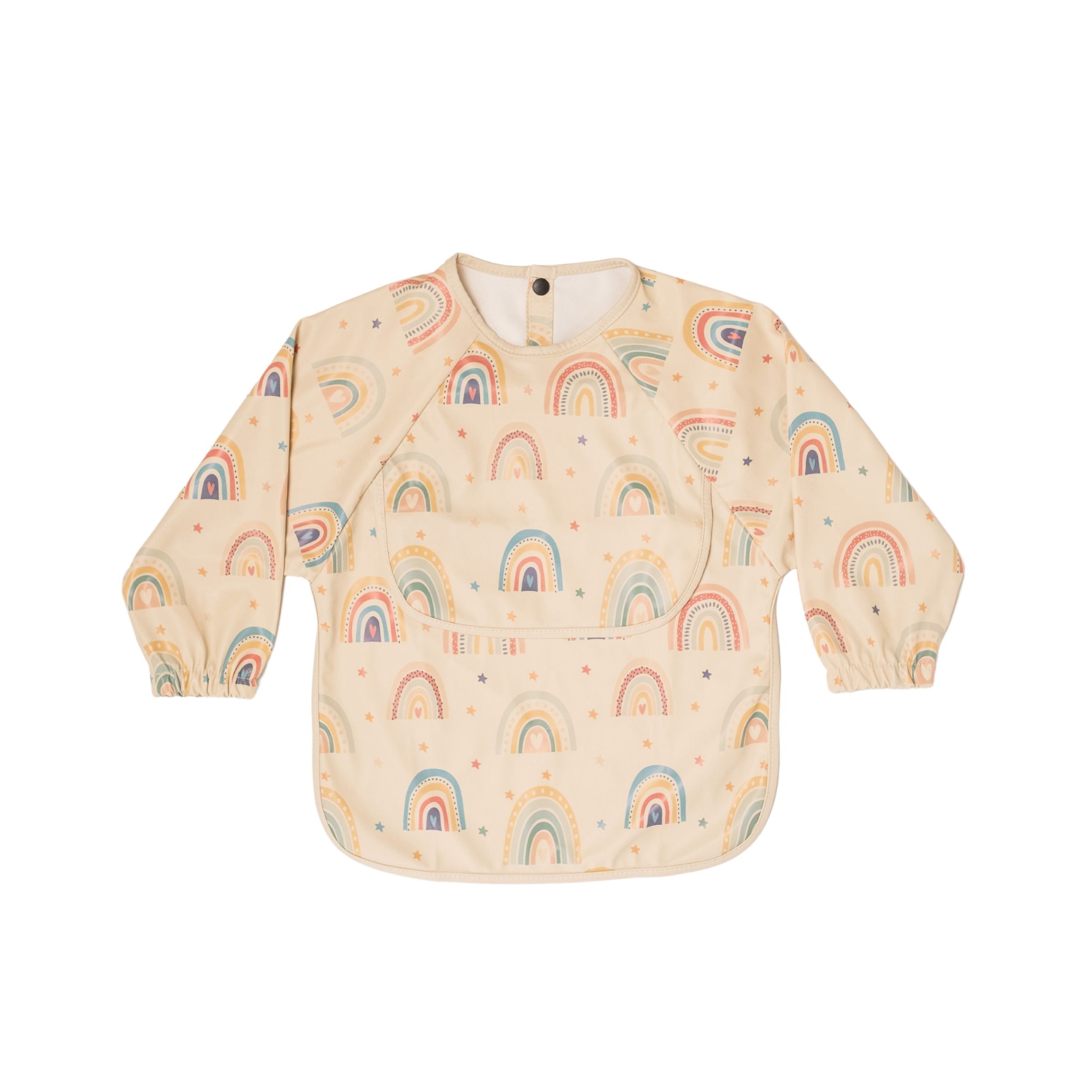 Long Sleeve Baby Bib With Small Food Catcher